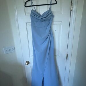 Formal Baby Blue Dress